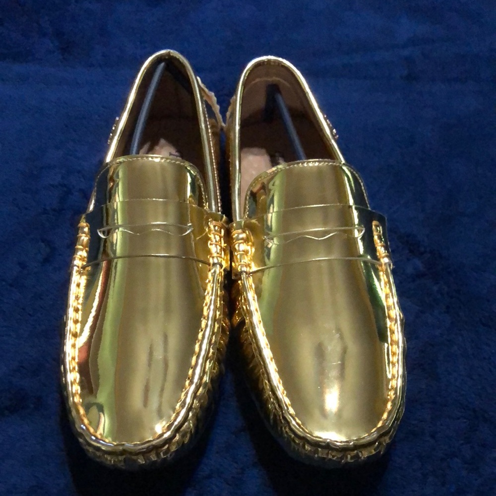 Fashion Poshers Gold Flats